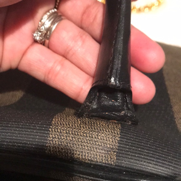 Auth Fendi 2 way crossbody bag custom painted - Picture 11 of 16